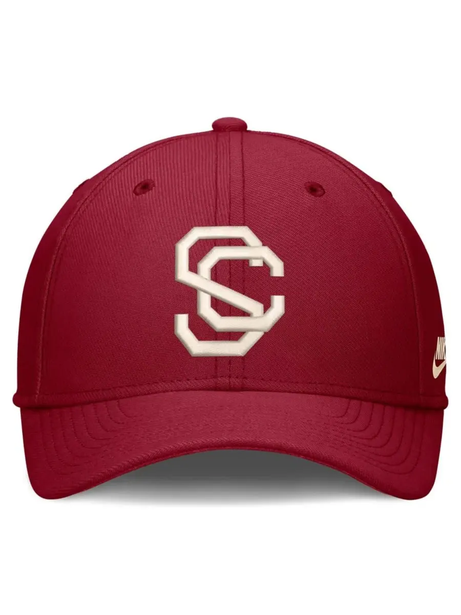 Бейсболка Nike Dri-FIT Vintage Rise Swooshflex Flex Hat — изображение 2 из 4, красный