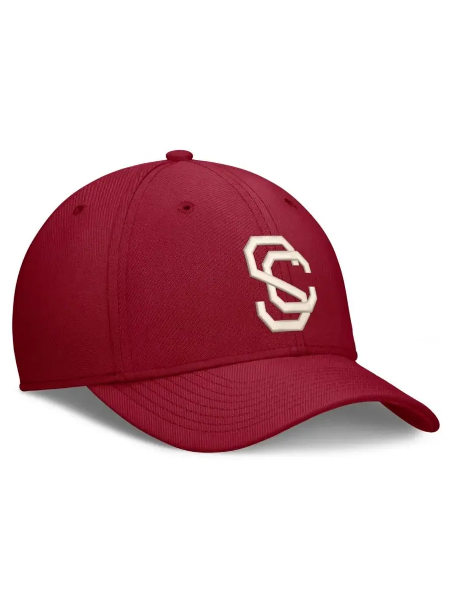 Бейсболка Nike Dri-FIT Vintage Rise Swooshflex Flex Hat — изображение 3 из 4, красный