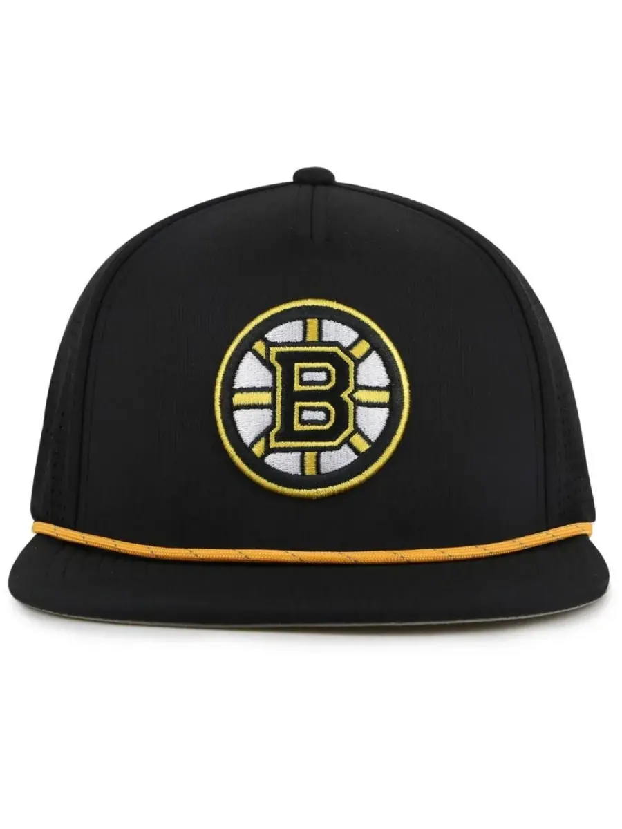 American Needle Мужская черная регулируемая кепка Boston Bruins Buxton Pro Tech — изображение 1 из 3, черный