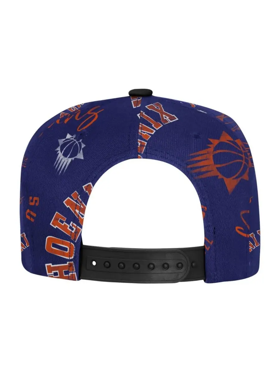 Outerstuff Большая детская кепка-бейсболка Phoenix Suns Street Hooper с фиолетовым принтом по всей — изображение 3 из 3