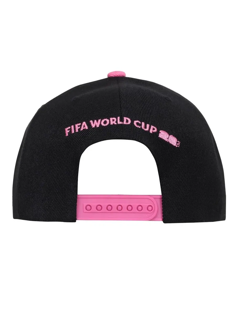 Кепка-снапбек с вышивкой FIFA World Cup 2026 Miami Host City Pro Outerstuff — изображение 3 из 3, черный розовый