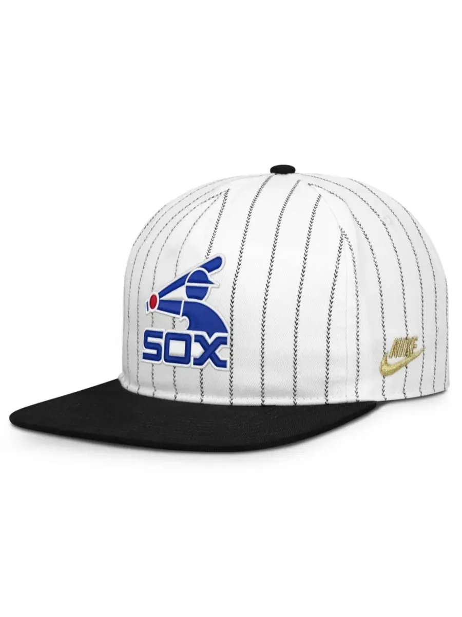 Бейсболка Nike Chicago White Sox Cooperstown Collection Pro — изображение 1 из 4, белый черный