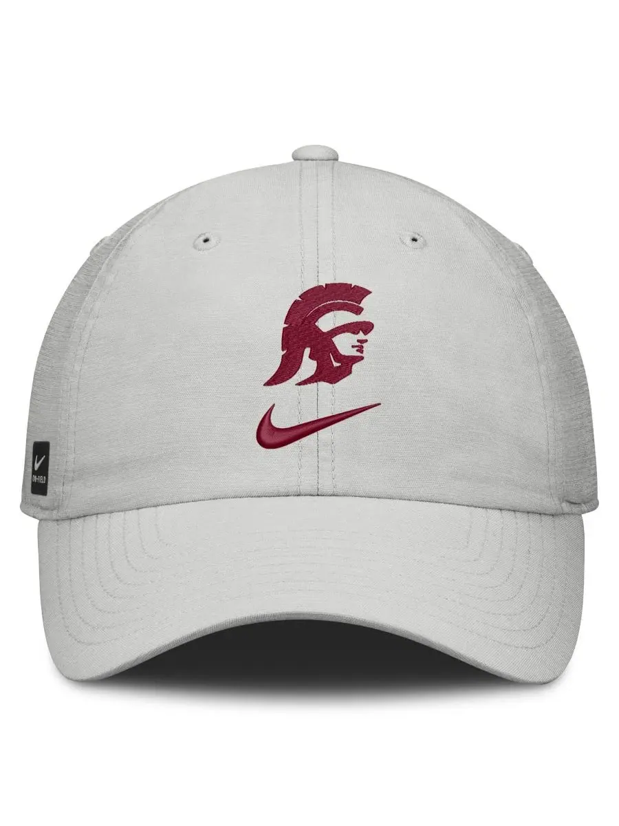 Бейсболка Nike USC Trojans 2026 On-Field Gameday Club — изображение 2 из 4, серый