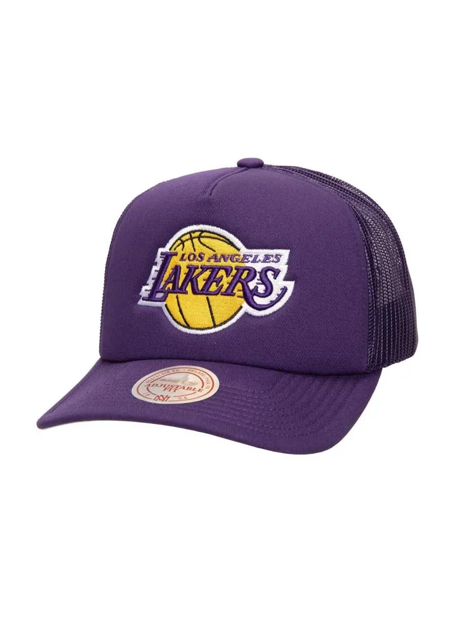 Mitchell & Ness Мужская фиолетовая регулируемая кепка-тракер Los Angeles Lakers Core Evergreen OTC — изображение 1 из 3