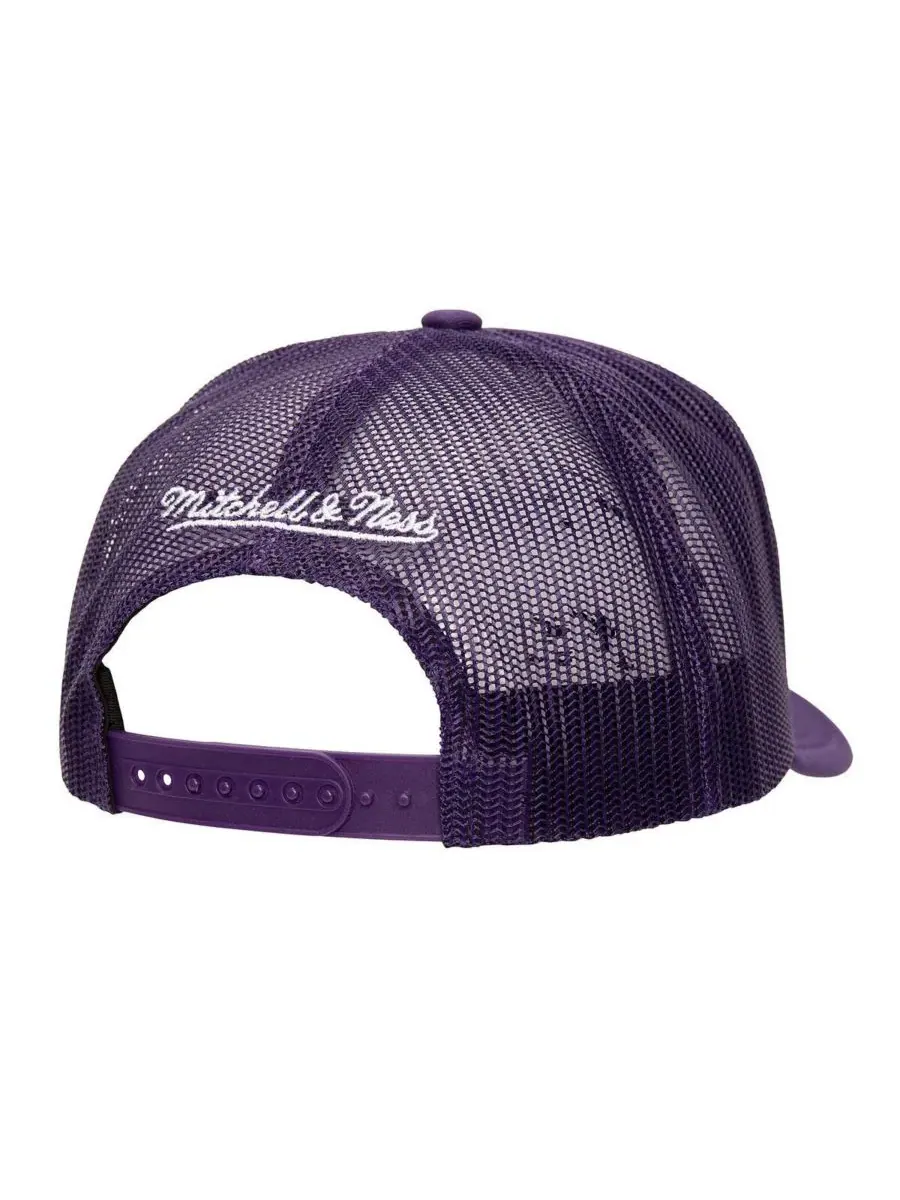 Mitchell & Ness Мужская фиолетовая регулируемая кепка-тракер Los Angeles Lakers Core Evergreen OTC — изображение 3 из 3