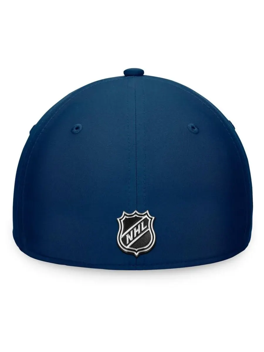 Fanatics Мужская кепка Seattle Kraken Authentic Pro Training Camp Flex Hat глубокого синего цвета — изображение 4 из 4