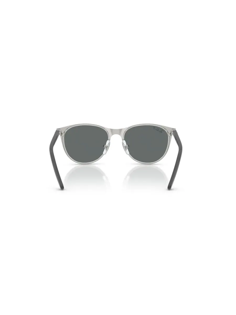 Детские поляризованные солнцезащитные очки, RB9552S Ray-Ban Jr — изображение 4 из 7, черный серебристый