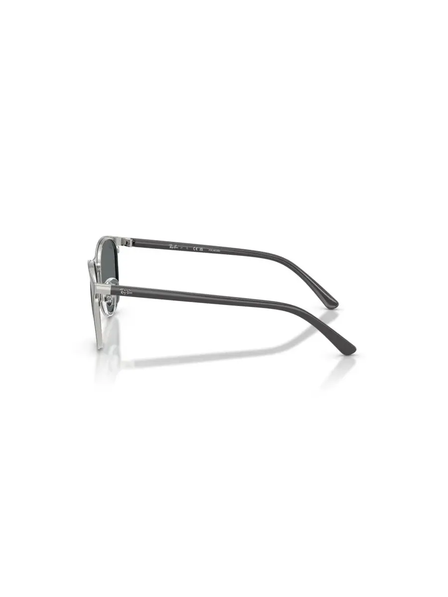 Детские поляризованные солнцезащитные очки, RB9552S Ray-Ban Jr — изображение 6 из 7, черный серебристый