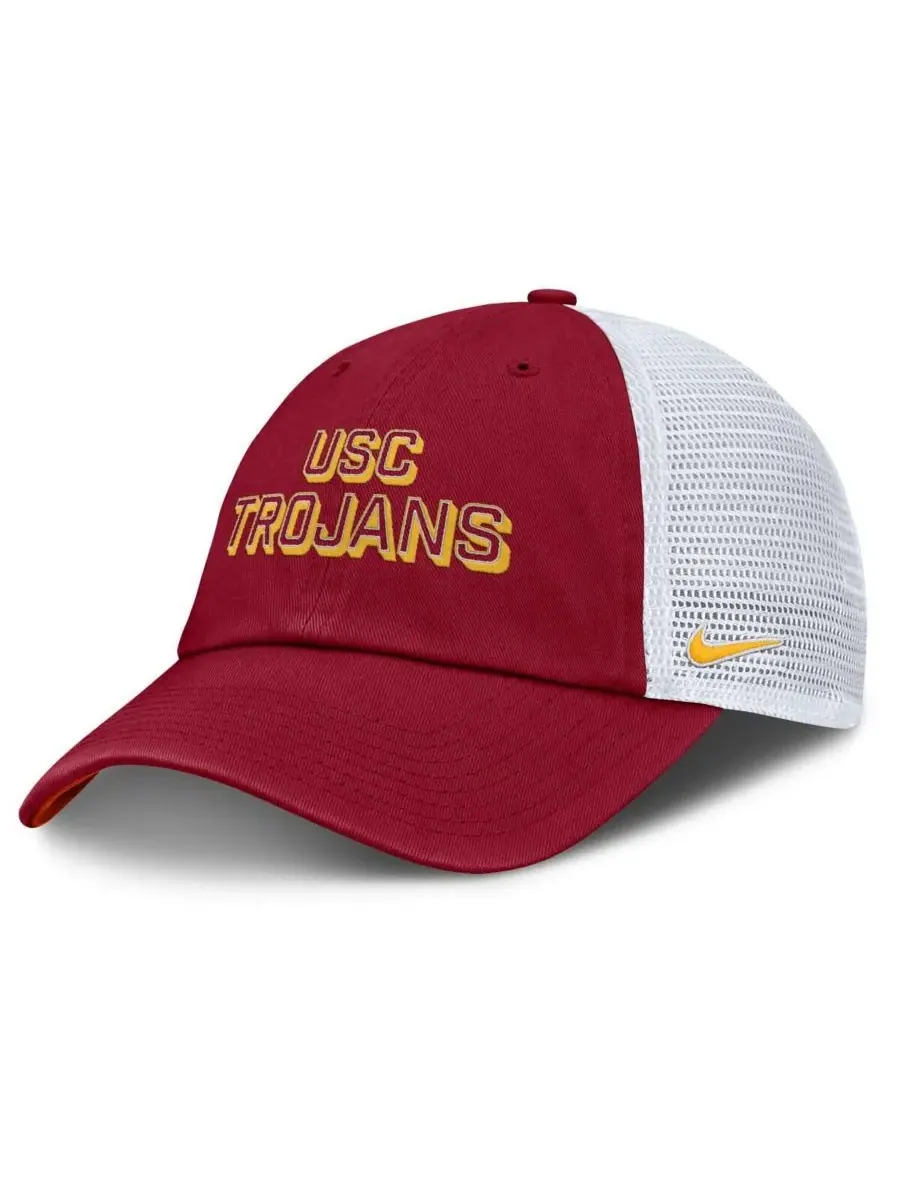 Мужская регулируемая бейсболка Cardinal USC Trojans 2025 Gameday On-Field Club Nike — изображение 1 из 4, красный