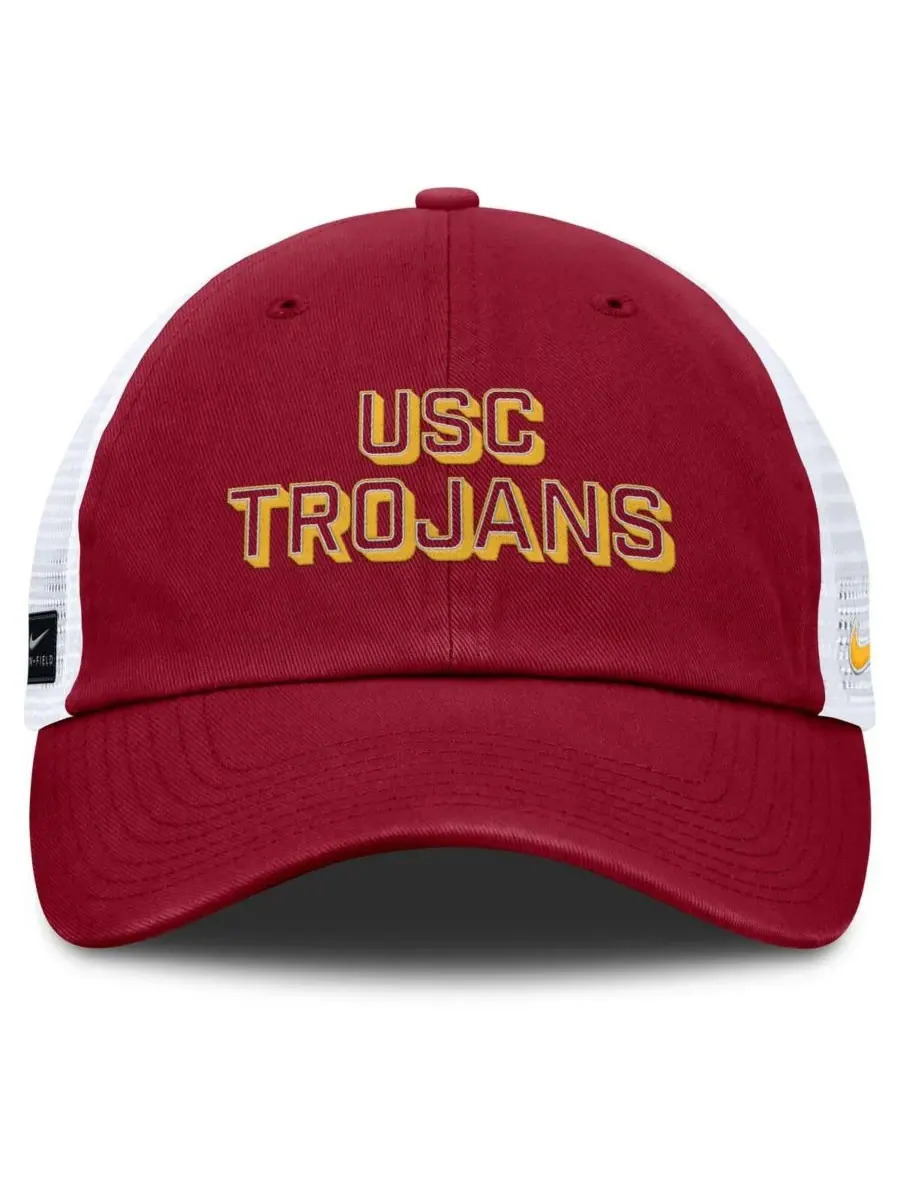 Мужская регулируемая бейсболка Cardinal USC Trojans 2025 Gameday On-Field Club Nike — изображение 2 из 4, красный