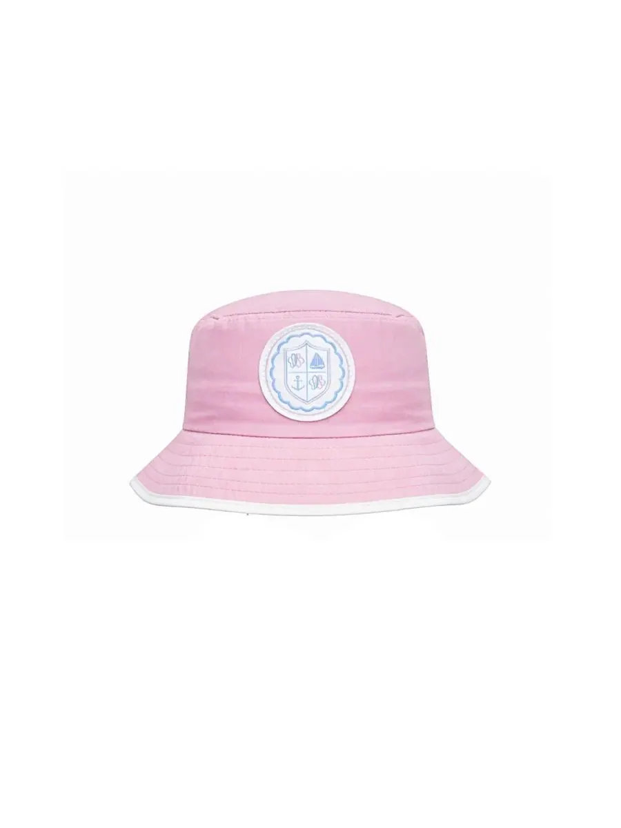 Панама с принтом Coastal Crest Bucket Hat Bits & Bows — изображение 4 из 5, розовый