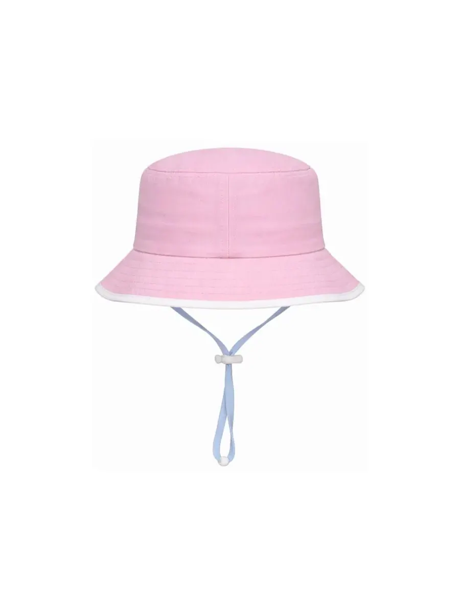 Панама с принтом Coastal Crest Bucket Hat Bits & Bows — изображение 5 из 5, розовый