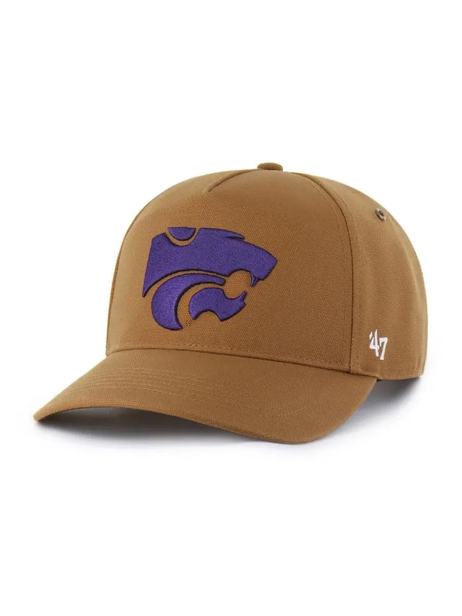 Кепка с вышивкой Kansas State Wildcats, модель Hitch '47 Brand — изображение 1 из 4, коричневый