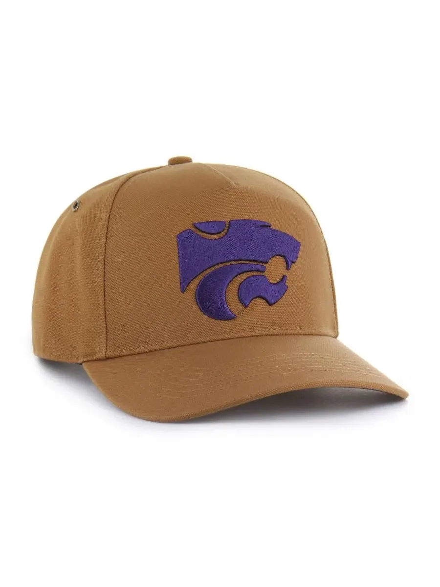 Кепка с вышивкой Kansas State Wildcats, модель Hitch '47 Brand — изображение 2 из 4, коричневый