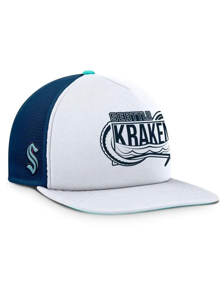Fanatics Мужская кепка-тракер Seattle Kraken Authentic Pro Hometown Rink Foam Trucker Snapback — изображение 1 из 4