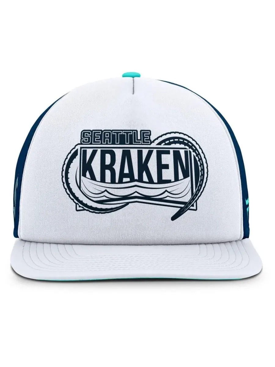 Fanatics Мужская кепка-тракер Seattle Kraken Authentic Pro Hometown Rink Foam Trucker Snapback — изображение 4 из 4