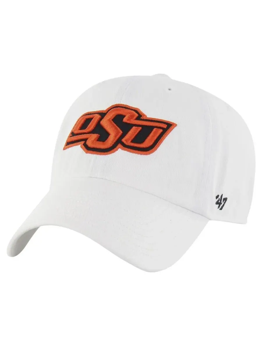 '47 Brand Мужская белая кепка Oklahoma State Cowboys в винтажном стиле с регулируемым размером и — изображение 1 из 2, белый