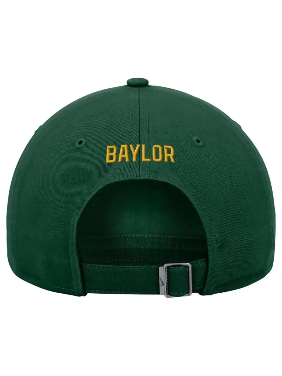 Nike Мужская зеленая регулируемая кепка Baylor Bears Club — изображение 2 из 2, зеленый