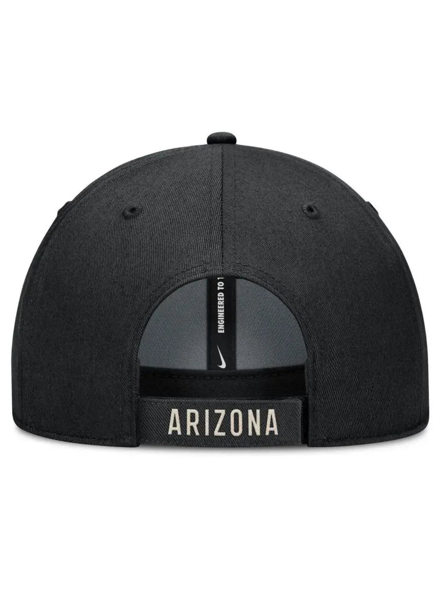 Nike Мужская регулируемая бейсболка Arizona Diamondbacks Statement Club Performance — изображение 2 из 4, черный натуральный