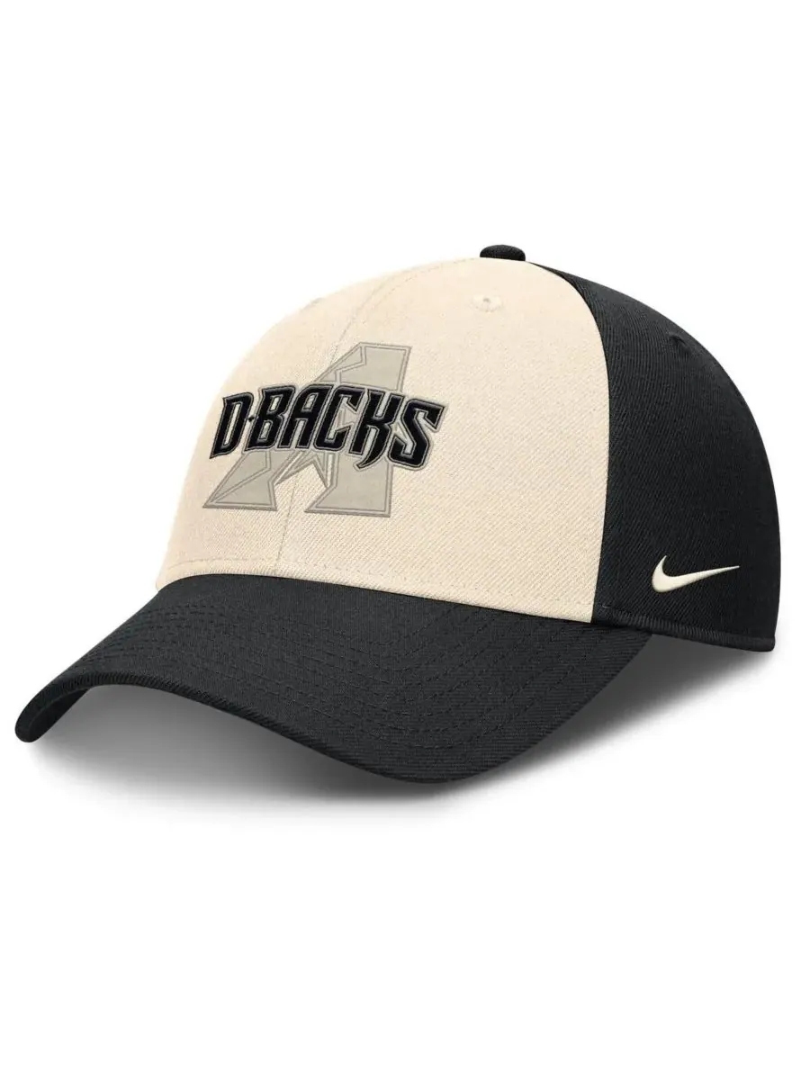 Nike Мужская регулируемая бейсболка Arizona Diamondbacks Statement Club Performance — изображение 3 из 4, черный натуральный