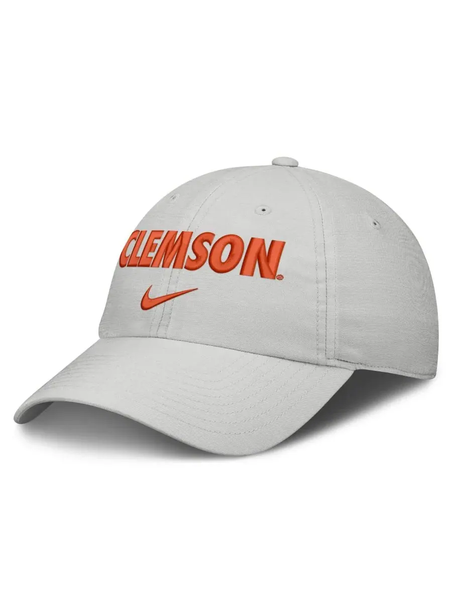 Бейсболка Nike Clemson Tigers 2026 On-Field Gameday Club — изображение 1 из 4, серый