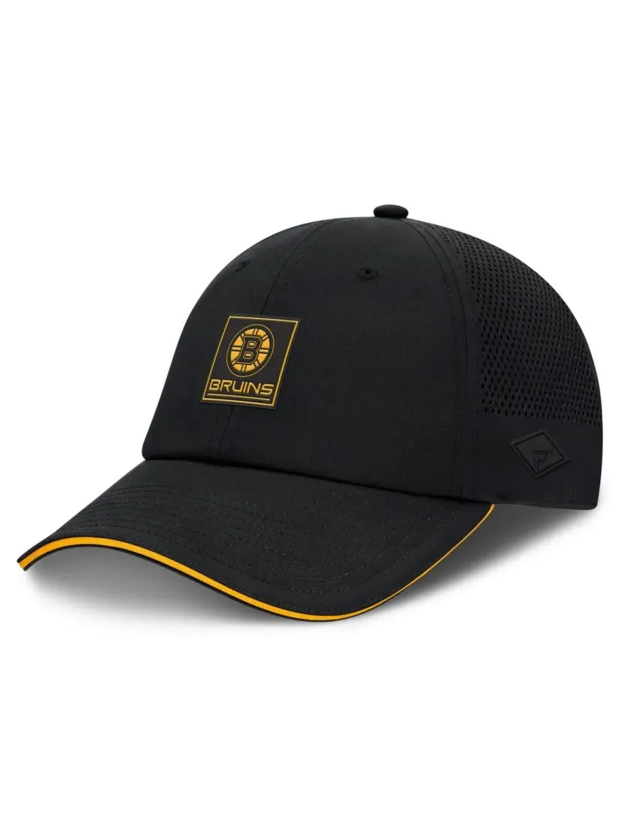 Fanatics Мужская черная регулируемая бейсболка Boston Bruins Driver — изображение 1 из 4, черный