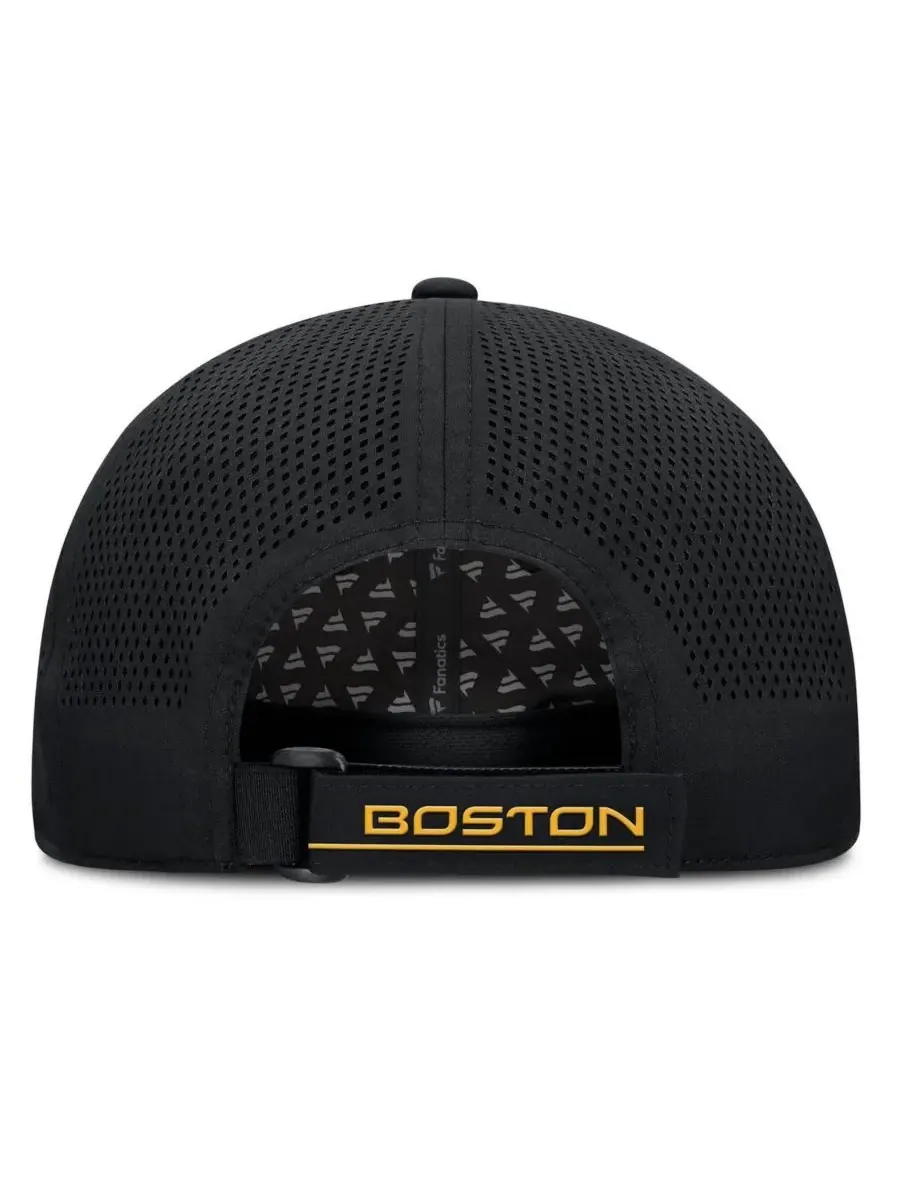 Fanatics Мужская черная регулируемая бейсболка Boston Bruins Driver — изображение 2 из 4, черный