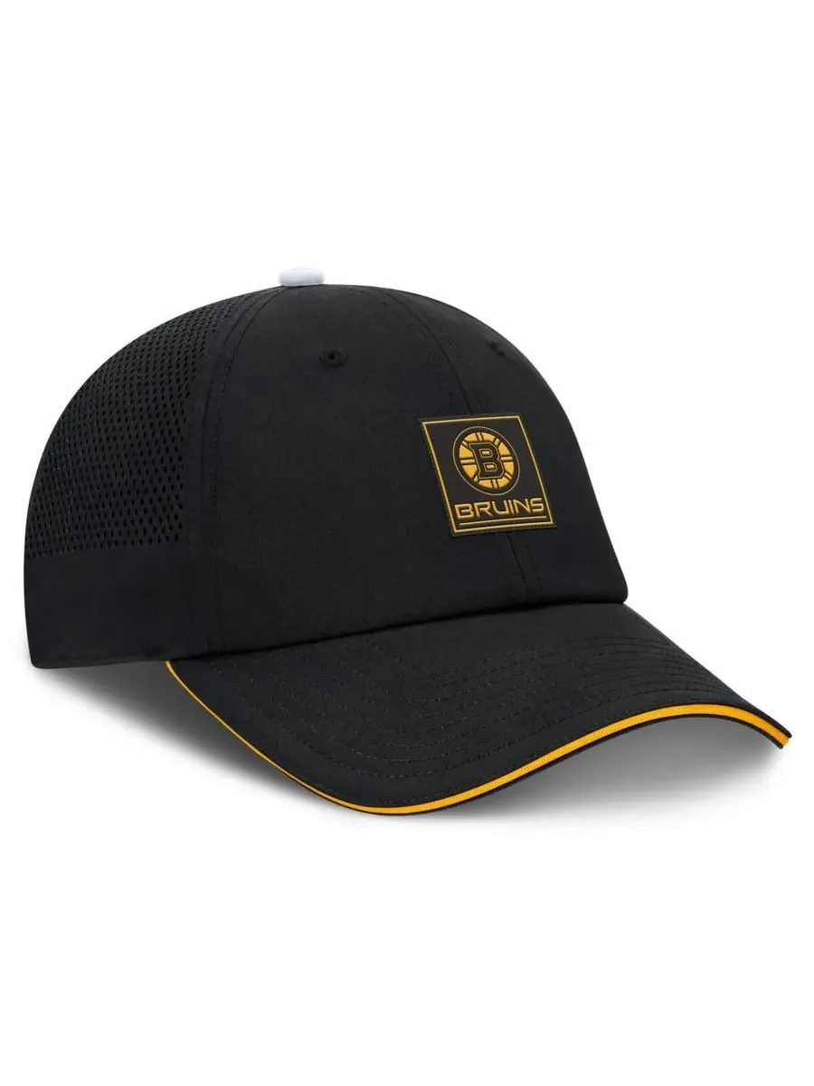 Fanatics Мужская черная регулируемая бейсболка Boston Bruins Driver — изображение 3 из 4, черный