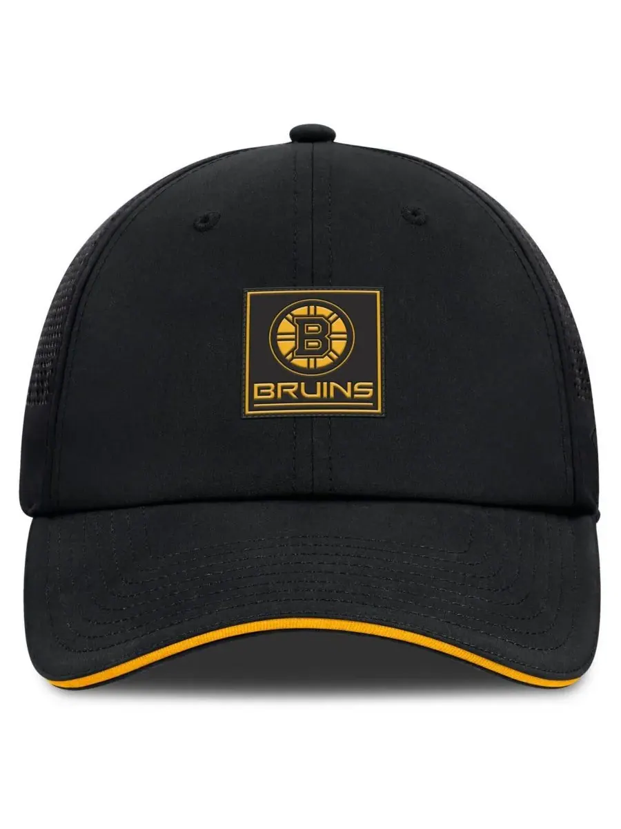 Fanatics Мужская черная регулируемая бейсболка Boston Bruins Driver — изображение 4 из 4, черный