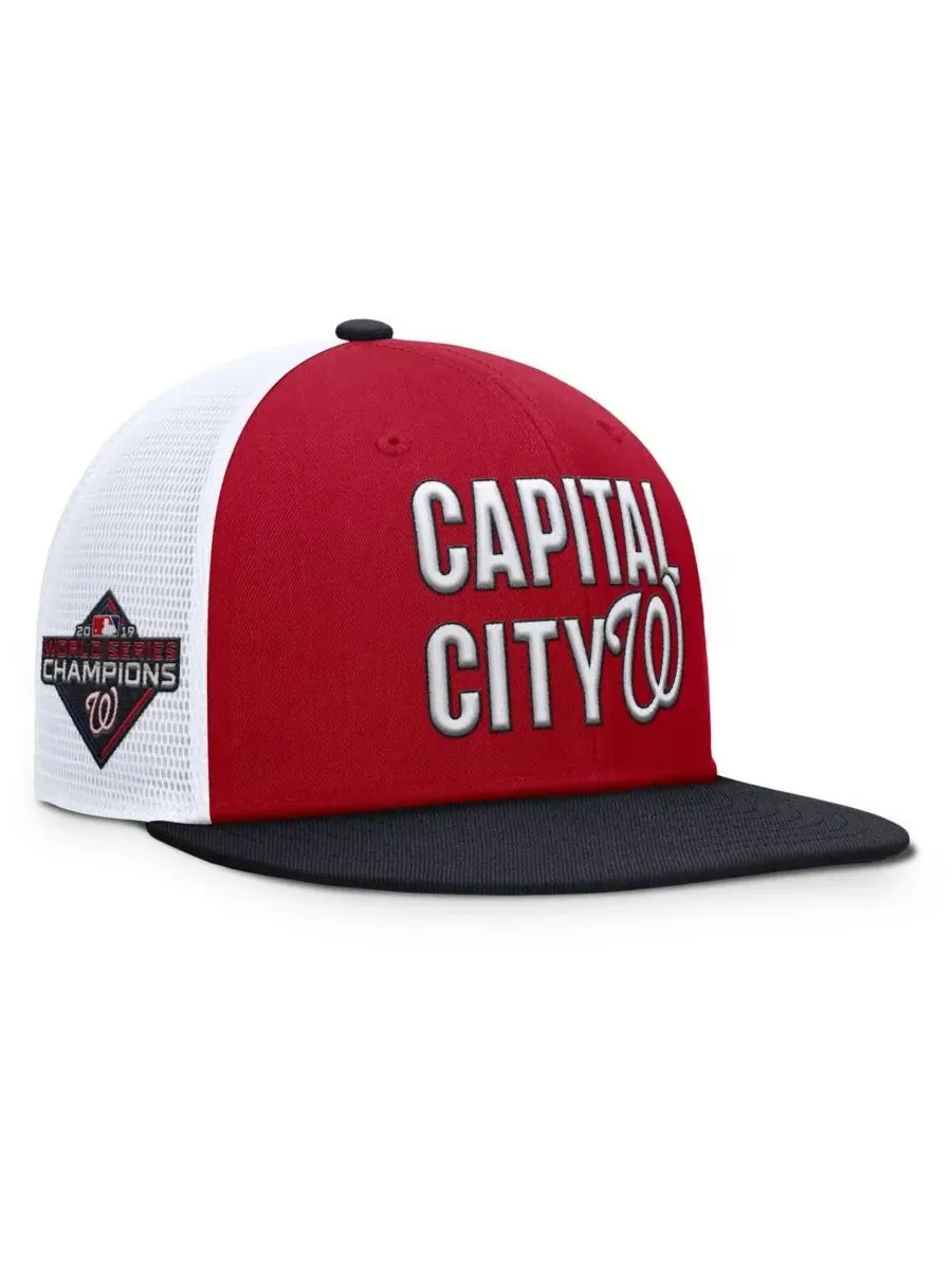 Nike Мужская красная бейсболка Washington Nationals Pro Trucker Snapback — изображение 1 из 4, красный