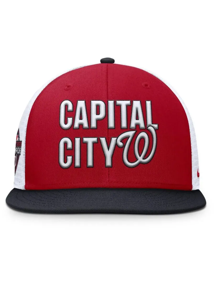 Nike Мужская красная бейсболка Washington Nationals Pro Trucker Snapback — изображение 4 из 4, красный