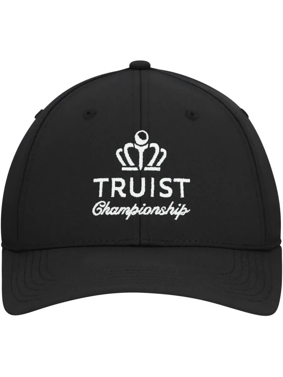 Ahead Мужская черная регулируемая кепка Truist Championship Stratus Tech — изображение 2 из 4, черный