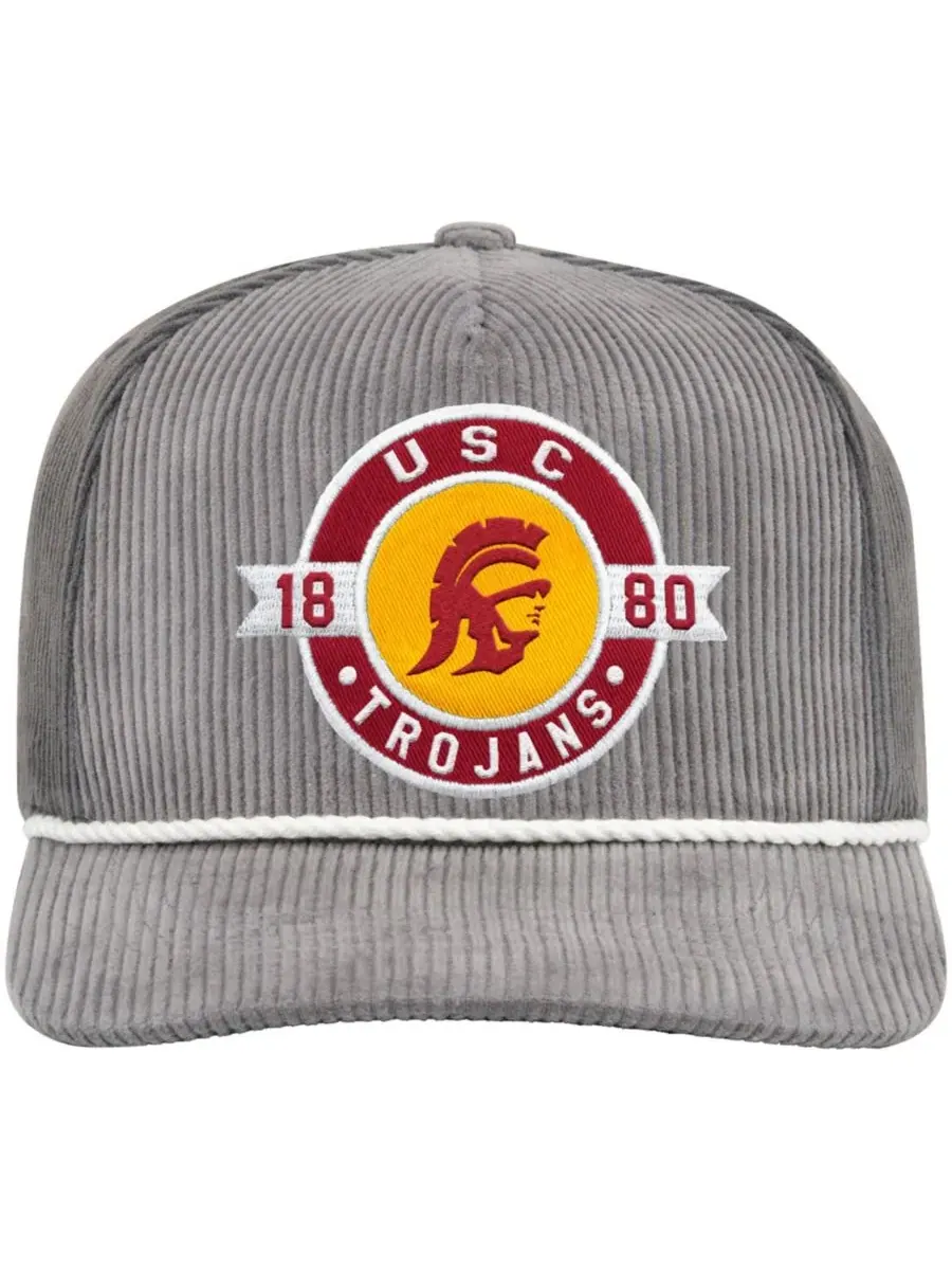 Кепка-тракер с вышитым логотипом USC Trojans, модель Where's My Hat Podium Colosseum — изображение 2 из 4, серый