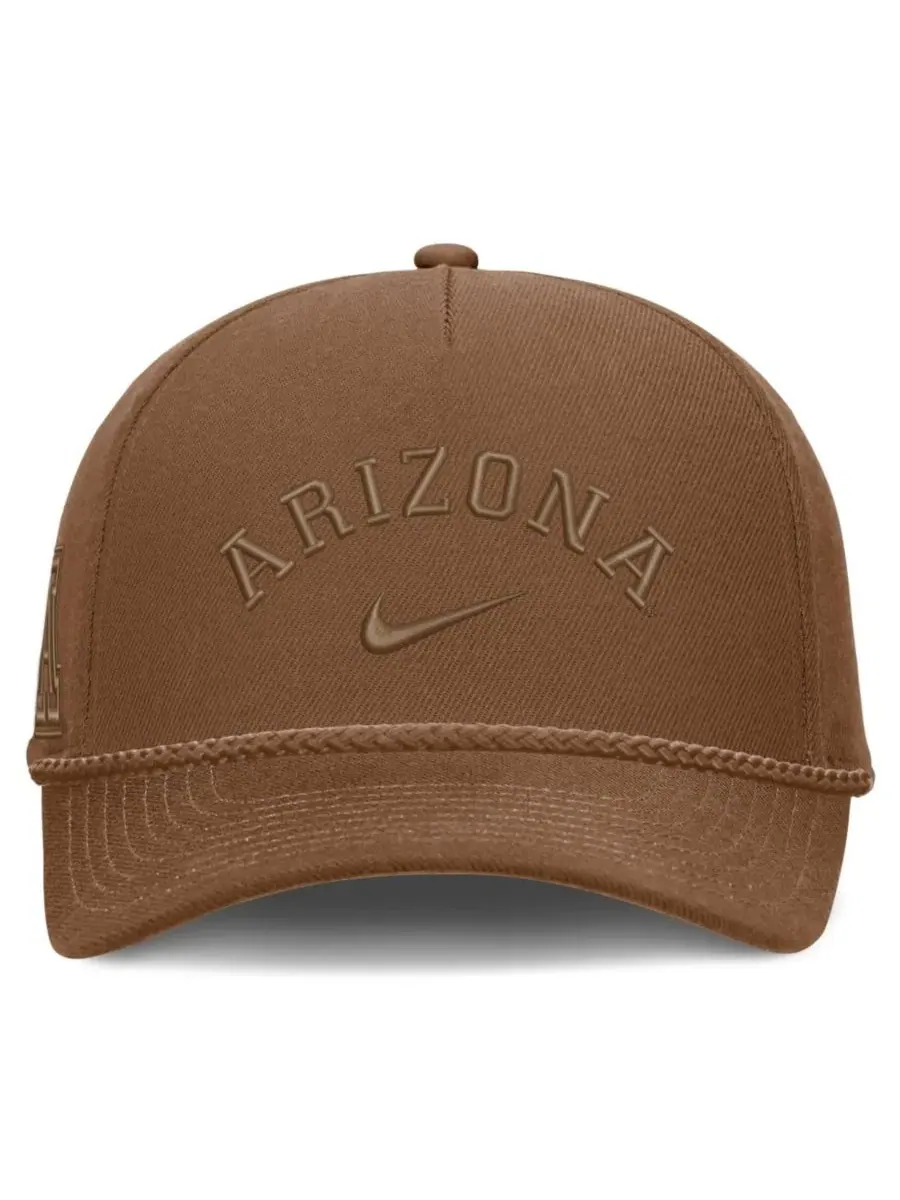Бейсболка Nike Campus Prep Tonal Rope Rise — изображение 2 из 4, бежевый