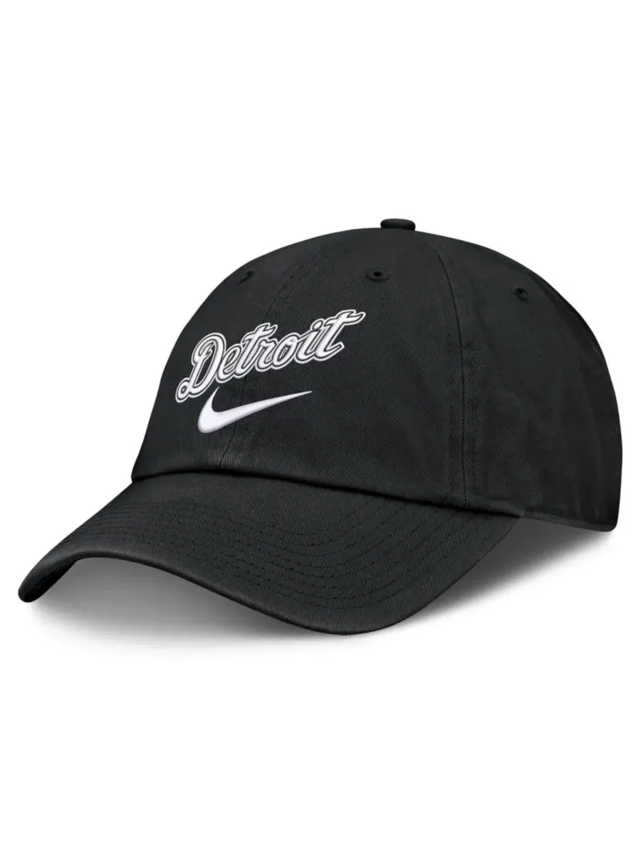 Бейсболка с вышивкой Detroit Tigers Nike — изображение 1 из 4, черный