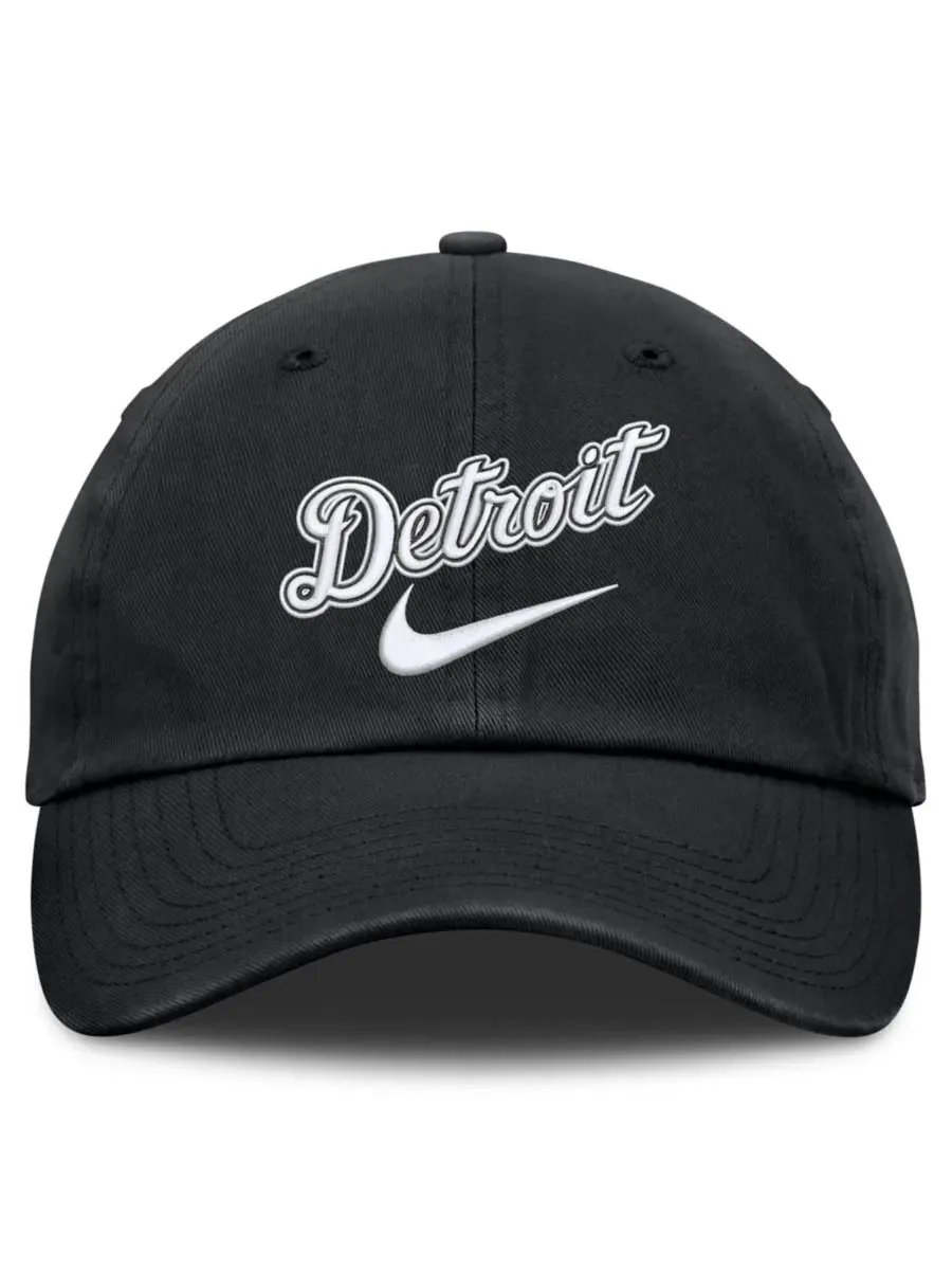 Бейсболка с вышивкой Detroit Tigers Nike — изображение 2 из 4, черный