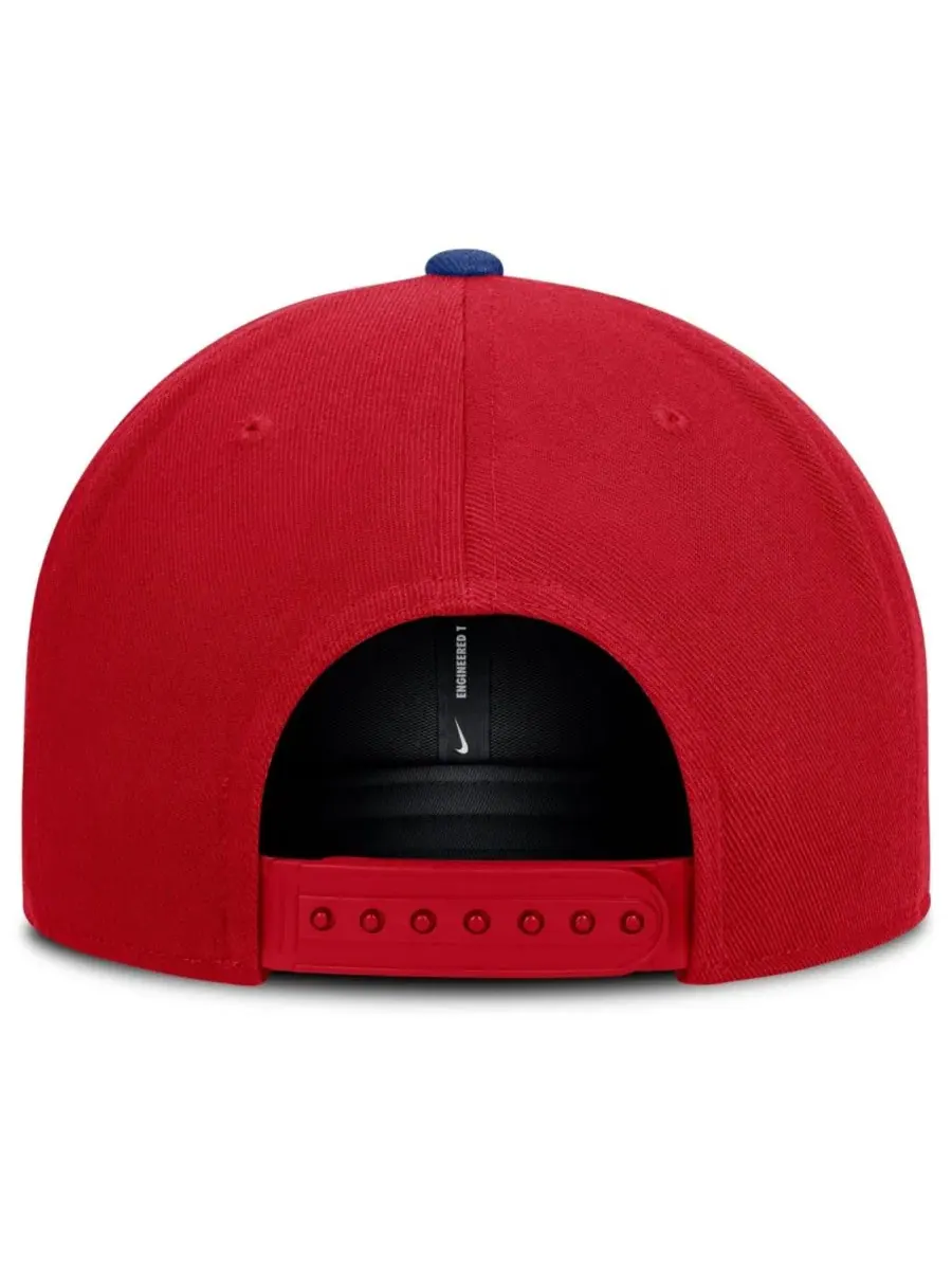 Кепка-снэпбек с высокой тульей и плоским козырьком Philadelphia Phillies Primetime Pro Dri-FIT Nike — изображение 4 из 4