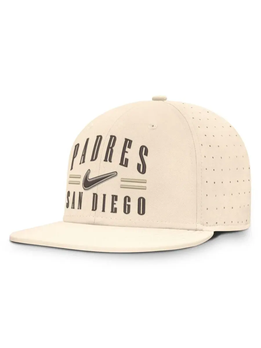 Кепка Nike San Diego Padres True Dri-FIT AeroBill Fitted — изображение 1 из 5, прозрачный