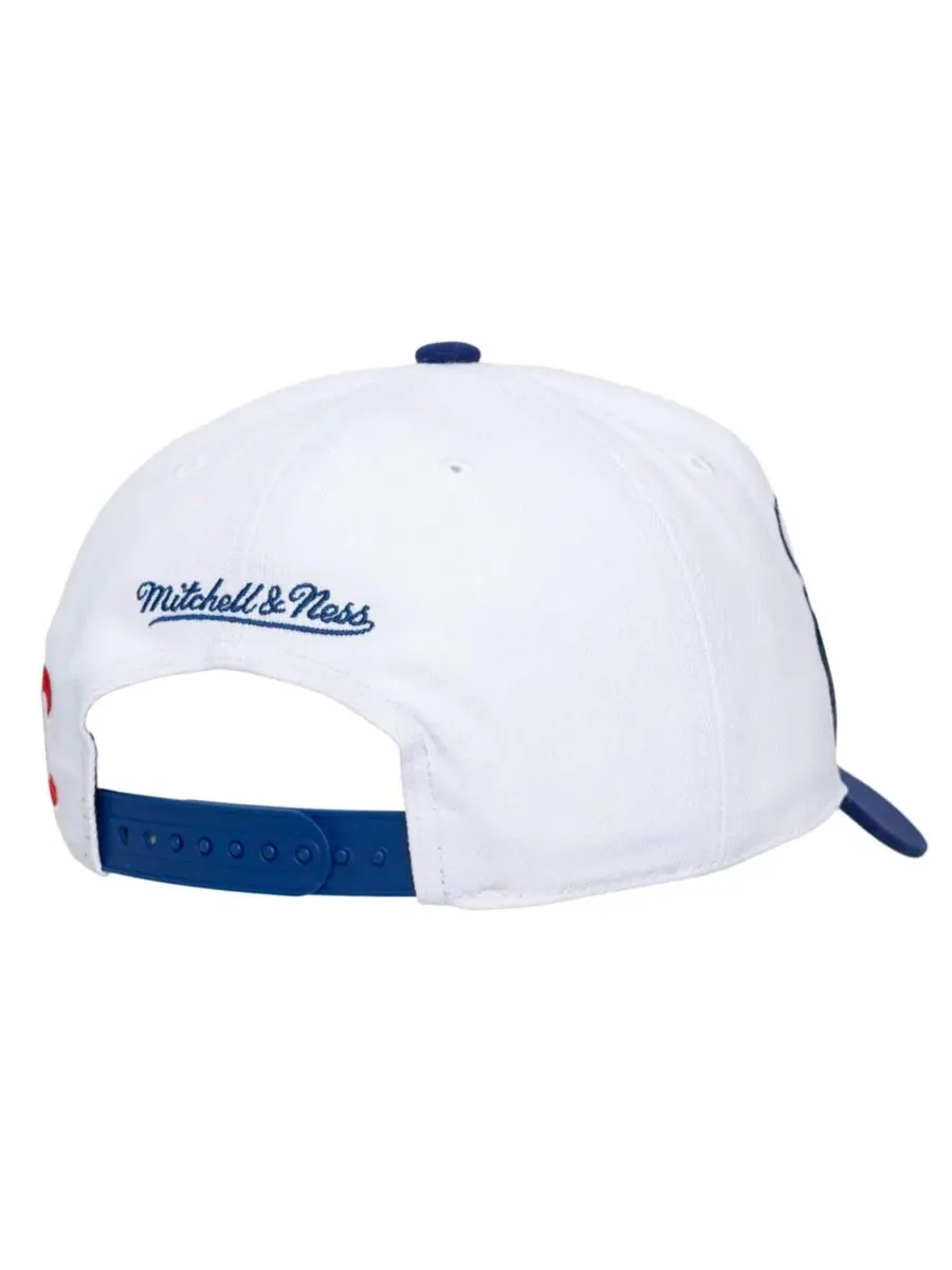 Бейсболка Chicago Cubs с вышивкой XL Script Pro Crown Mitchell & Ness — изображение 3 из 5, белый