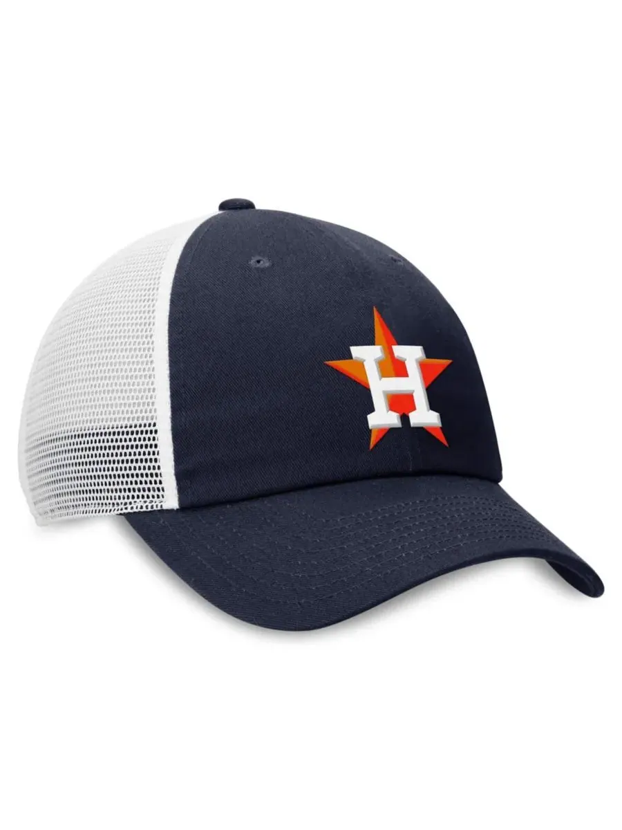 Кепка Club Trucker Houston Astros с вышивкой Nike — изображение 3 из 4, темно-синий белый