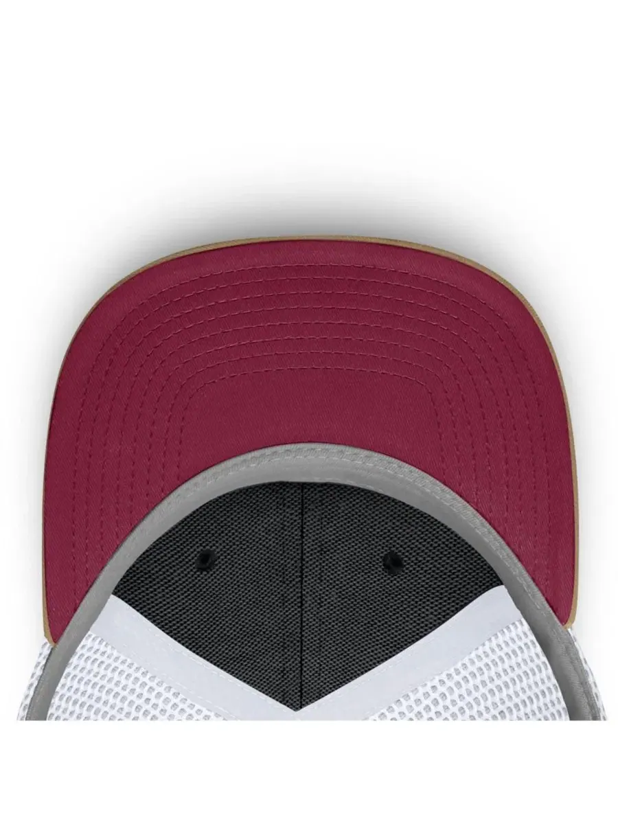 Кепка-тракер с вышивкой Florida State Seminoles Primetime Arched Nike — изображение 5 из 5, бежевый