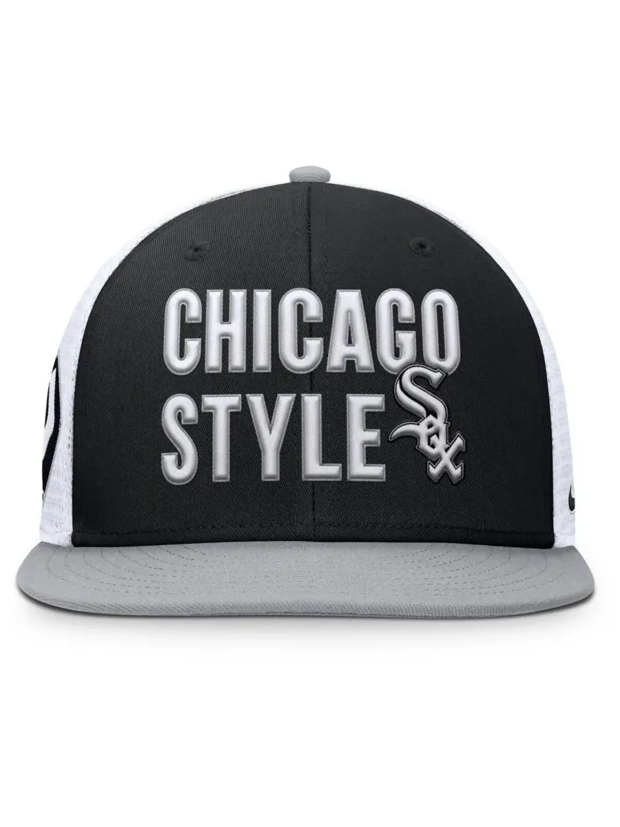 Nike Мужская черная бейсболка Chicago White Sox Pro Trucker Snapback — изображение 4 из 4, черный