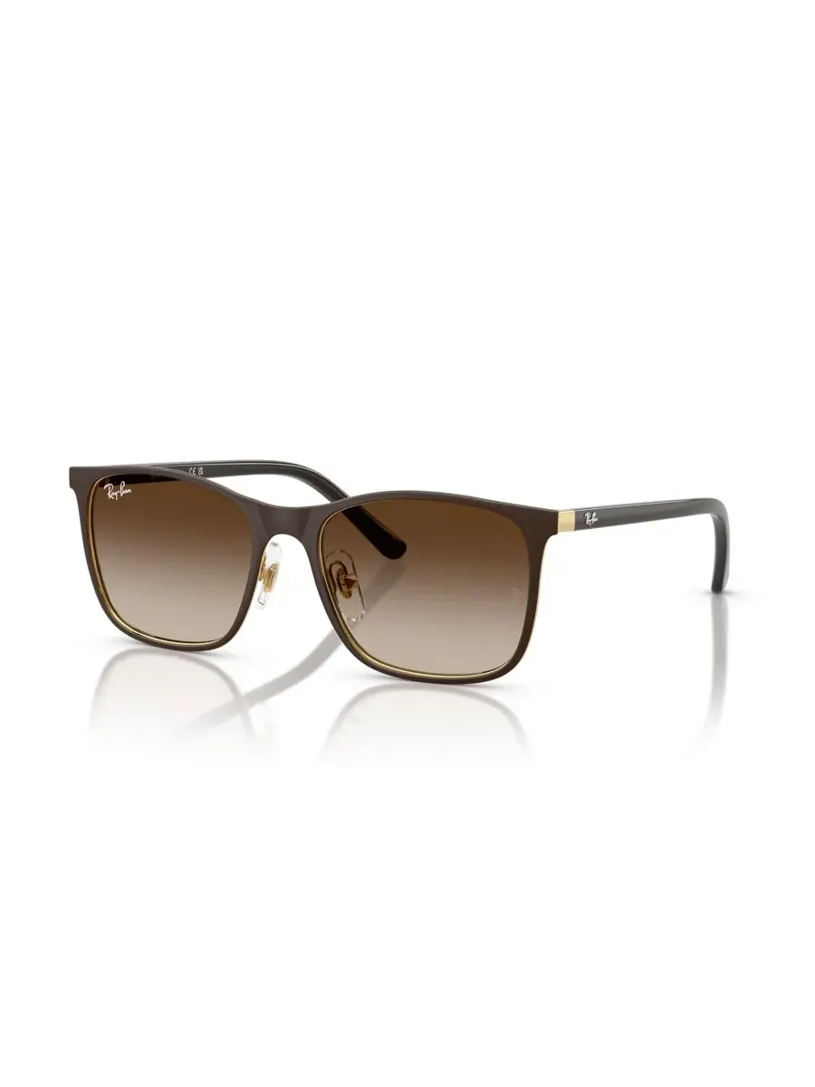 Детские солнцезащитные очки, RB9551S (для детей 7-10 лет) Ray-Ban Jr — изображение 1 из 6, коричневый