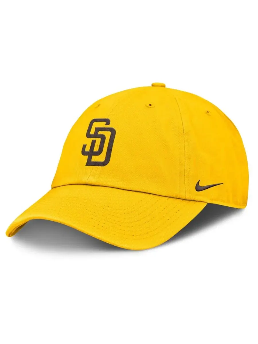 Кепка Club Adjustable с вышивкой San Diego Padres Nike — изображение 1 из 4, золото