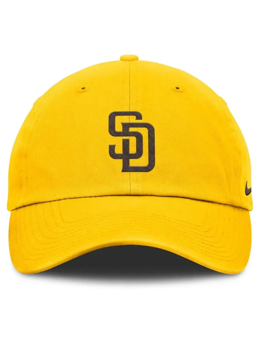 Кепка Club Adjustable с вышивкой San Diego Padres Nike — изображение 3 из 4, золото