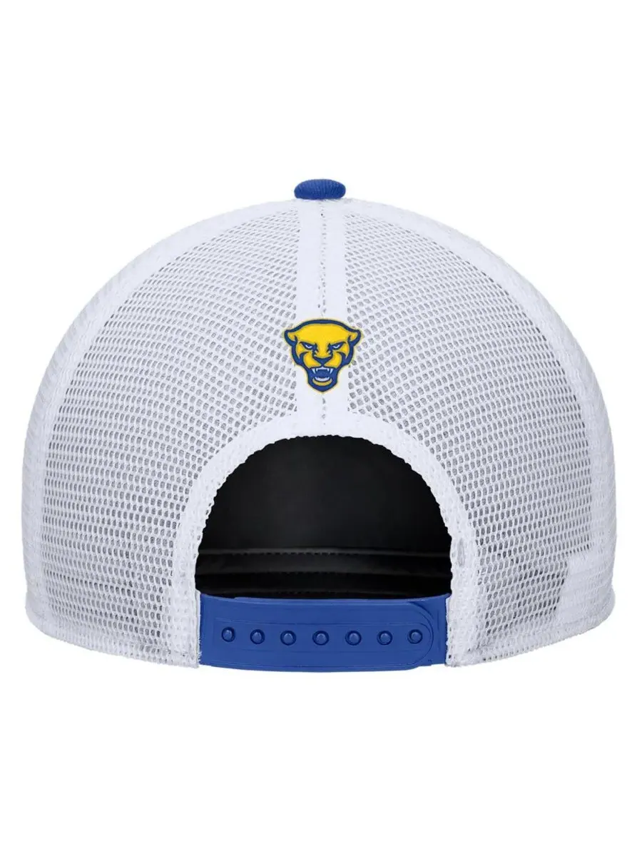 Мужская регулируемая бейсболка Royal Pitt Panthers 2025 On-Field Rise Trucker Performance Nike — изображение 2 из 2