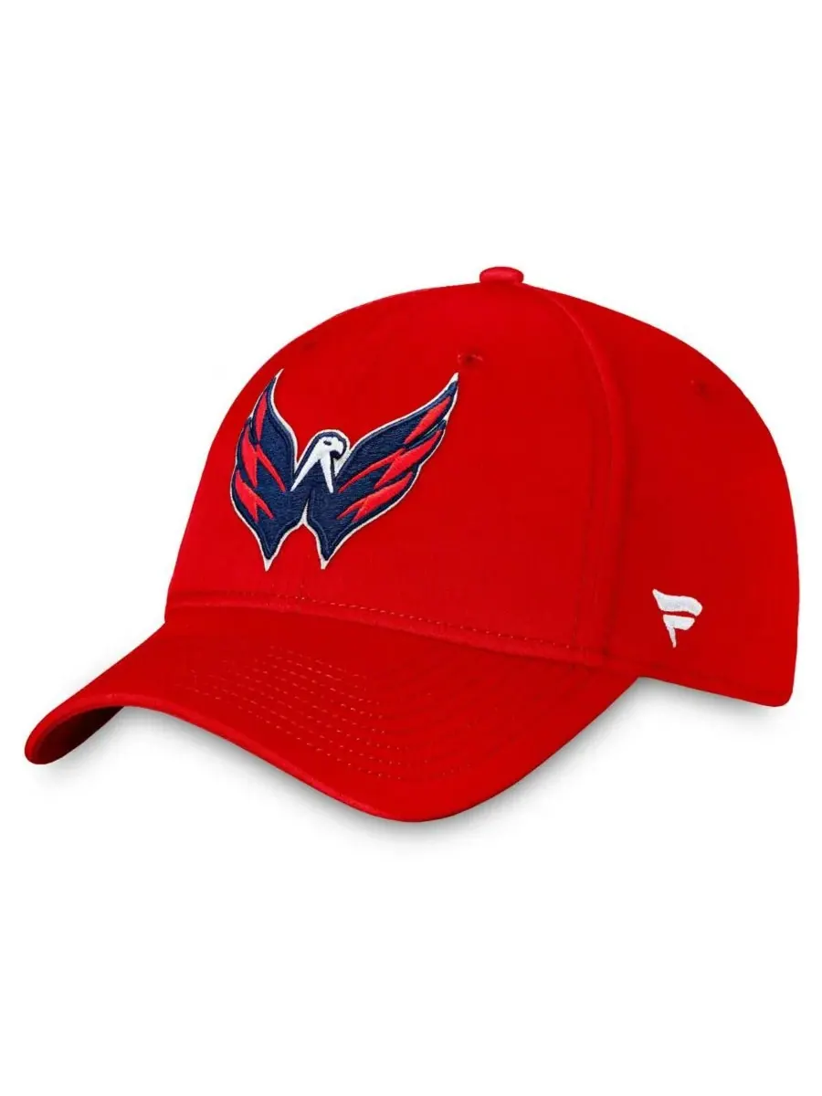 Fanatics Мужская красная кепка Washington Capitals с основным логотипом — изображение 1 из 4, красный