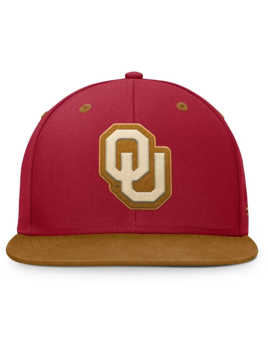 Fanatics Мужская бейсболка Oklahoma Sooners NoBo малиново-коричневого цвета — изображение 2 из 4, коричневый