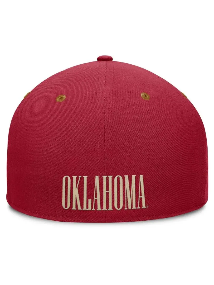 Fanatics Мужская бейсболка Oklahoma Sooners NoBo малиново-коричневого цвета — изображение 4 из 4, коричневый