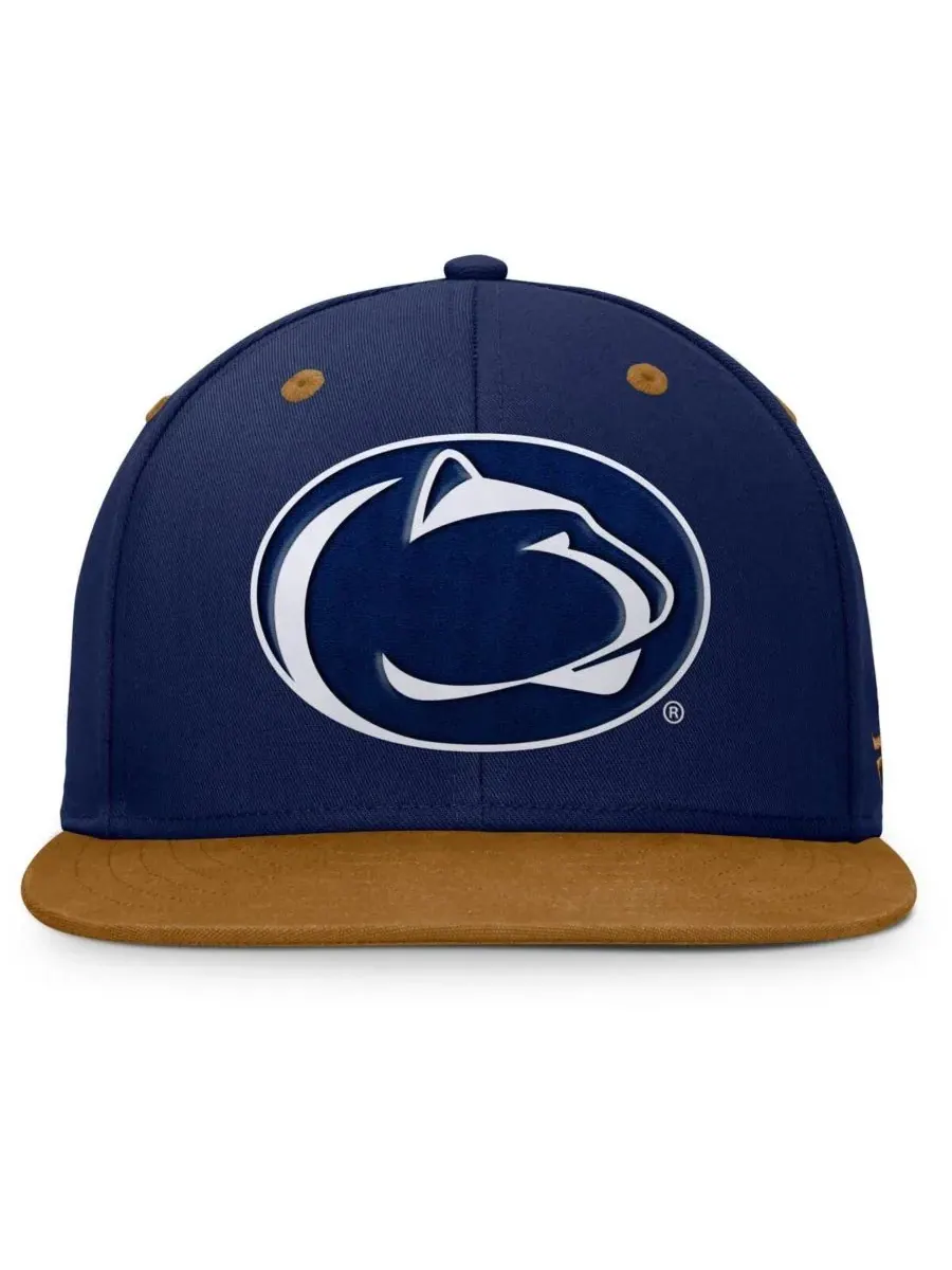 Fanatics Мужская кепка Penn State Nittany Lions NoBo темно-синего/коричневого цвета — изображение 2 из 4